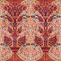 Egypt colorful floral ornament. Vintage vector seamless pattern