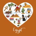 Travel to Egypt symbols architecture and landmarks