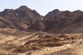 Egypt. Desert and mountains of the Sinai Peninsula.