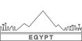 Egypt detailed skyline icon. Element of Cities for mobile concept and web apps icon. Thin line icon for website design and