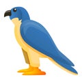 Egypt falcon icon, cartoon style Royalty Free Stock Photo