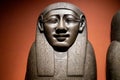 Egypt faraon mask statue in the museum of Vienna Royalty Free Stock Photo