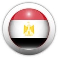 Egypt Flag Aqua Button