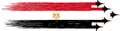 Egypt  flag with military fighter jets isolated  on png or transparent ,Symbols of Egypt,template for banner,card,advertising, Royalty Free Stock Photo