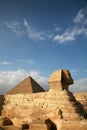 Egypt, Giza, pyramids. Royalty Free Stock Photo