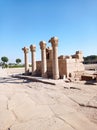 Egypt, hieroglyph, frescoes, tomb, stone, wall, temple, antiquity, mummy, column, portrait, image, ruins, ruins, statue, pharaoh Royalty Free Stock Photo