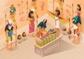 Egypt Isometric Vector Illustration Royalty Free Stock Photo