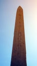 Karnak temple Luxor Egypt obelisk columns with hierogyphics history architecture Royalty Free Stock Photo