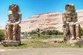 The Colossi of Memnon - two massive stone statues of Pharaoh Amenhotep III