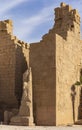 Egypt, Luxor - Karnak Temple, complex of Amun-Re. Royalty Free Stock Photo