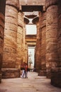 Egypt 1986, Luxor temple detail Royalty Free Stock Photo