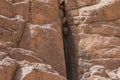Egypt, the mountains of the Sinai desert, Colored Canyon Royalty Free Stock Photo
