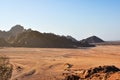 Egypt, the mountains of the Sinai desert Royalty Free Stock Photo