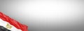 Egypt - national flag and gradient background - horizontal banner format Royalty Free Stock Photo