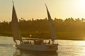 Egypt, Nile Valley, cruise ship on the Nile Royalty Free Stock Photo