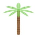 Egypt palm tree icon, isometric style Royalty Free Stock Photo