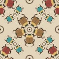 Ancient Egyptian themed pattern with scarabs