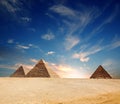 Egypt pyramid Royalty Free Stock Photo