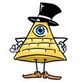 Egypt pyramid character eye business businessman world governance politics