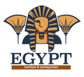 Egypt rarities and antiquities, ancient culture and heritage Royalty Free Stock Photo