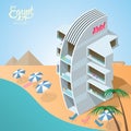 Egypt red sea resort Royalty Free Stock Photo