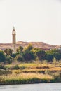 Egypt, river nile, river bank, aswan, mosque, nature, beauty, beautiful, landscape, green, trees, palm trees