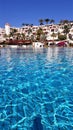 Egypt, Sharm el Sheikh, cascade building and pool in hotel
