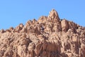 Egypt, Sinai, Mount Moses. Road on which pilgrims climb the mountain of Moses. Royalty Free Stock Photo