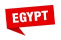 Egypt sticker. Egypt signpost pointer sign.