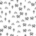 Egypt Symbols And Sight Seamless Pattern Vector Royalty Free Stock Photo