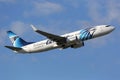 EgyptAir Boeing 737-800 Royalty Free Stock Photo