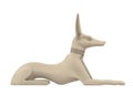 Egyptian Anubis Statue Isolated