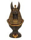 Egyptian Anubis Statue Isolated