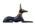 Egyptian Anubis Statue Isolated