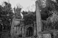 Egyptian Avenue West Highgate Cemetery Royalty Free Stock Photo