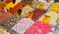 Egyptian Bazaar. The Spice Bazaar in Istanbul, Turkey is one of the largest bazaars in the city