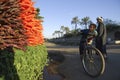 Egyptian Boy Watching Carrots Beside The Road, Cairo, Egypt on 0