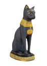 Egyptian Cat Statue Isolated Royalty Free Stock Photo