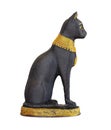 Egyptian Cat Statue Isolated Royalty Free Stock Photo