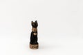 Egyptian cat statue isolated Royalty Free Stock Photo