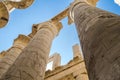 Egyptian columns. Luxor Royalty Free Stock Photo