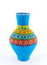 Egyptian decorated colorful pottery vessel (Kolla) Royalty Free Stock Photo