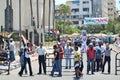 Egyptian demonstrations, citizen's check point