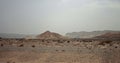 Egyptian Desert And Mysty Sky In The Daylight Royalty Free Stock Photo