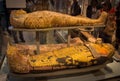 Egyptian Exhibit in British Museum in London, England. Royalty Free Stock Photo