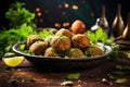 Egyptian Falafel, mediterranean food life style Authentic living