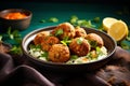 Egyptian Falafel, mediterranean food life style Authentic living
