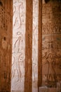 Egyptian figures in columns