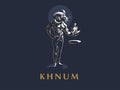 The Egyptian god Khnum.