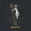 Egyptian goddess Bastet.